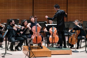 Carnegie Hall, Performing Anna Clyne's "Shorthand" for cello and orchestra with The Knights 